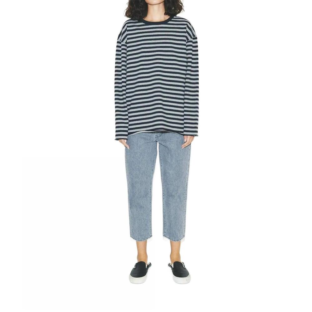 NEW 6397 cut sweater in black/grey